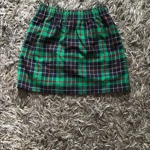 Plaid Mini Skirt